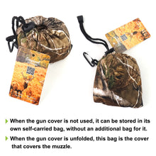 Load image into Gallery viewer, Gun Slicker Scoped Rifle Case, Water Resistance Camo Shotgun Case, Rifle Sleeve Cover Fast Gun Case for Shooting Hunting
