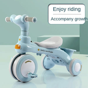 LazyChild Pedal Trike Baby Balance Bike Multi-function Kid Bicycle Child Stroller Gift For 1-6 Years Baby 2023 New Dropshipping