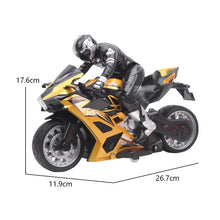 Load image into Gallery viewer, 1:10 Scale Simulation Remote Control Motorcycle Shock Absorb Tires Anti-Collision 60Mins Flight Time 80M Control Distance RC Toy
