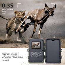 Load image into Gallery viewer, 2.0inch LCD Hunting Trail Camera 20MP 1080P Night Vision Waterproof Cameras Photo Trap HC801A Wireless Wildlife Surveillance
