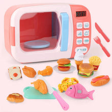 Load image into Gallery viewer, Kid&#39;s Kitchen Toys Simulation Microwave Oven Educational Toys
