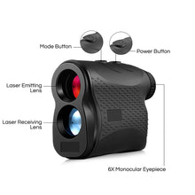 Load image into Gallery viewer, Digital Monocular Telescope Laser Rangefinder 600m/1000m Distance Meter 6X Speed Tester For Golf Sport, Hunting, Survey
