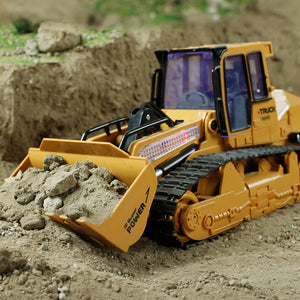 1:16 Rc Bulldozer Dump Trucks Excavator Toy for Kids Children