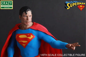 DC Superman Super Man Hero BJD Articulated Action Figure Collectible Toy