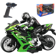 Load image into Gallery viewer, 1:10 Scale Simulation Remote Control Motorcycle Shock Absorb Tires Anti-Collision 60Mins Flight Time 80M Control Distance RC Toy
