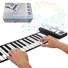 Load image into Gallery viewer, Electronic Organ Keyboard Enlightenment Piano For 61-Key Electronic Organ Hand Roll Piano with Loudspeaker for Children Adult
