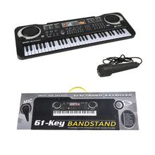 Load image into Gallery viewer, Portable 61 Key Electronic Piano Organ With Microphone Simulated Keyboard Music Instrument Toy Gift For Children Practice Learn
