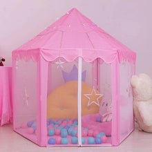 Load image into Gallery viewer, Girl&#39;s Castle Playhouse Outdoor Garden Kids Folding Beach Tent
