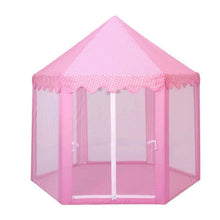 Load image into Gallery viewer, Girl&#39;s Castle Playhouse Outdoor Garden Kids Folding Beach Tent
