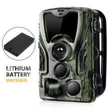 Load image into Gallery viewer, Trail Hunting Camera With 5000Mah Lithium Battery 16MP  HC801ALI 1080P IP65 Waterproof Photo Traps 0.3s Wild Surveillance

