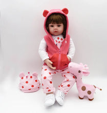 Load image into Gallery viewer, 47cm soft silicone reborn  baby dolls soft body lifelike
