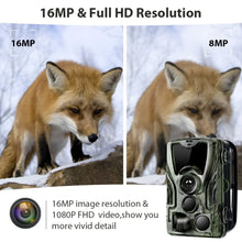 Load image into Gallery viewer, Trail Hunting Camera With 5000Mah Lithium Battery 16MP  HC801ALI 1080P IP65 Waterproof Photo Traps 0.3s Wild Surveillance
