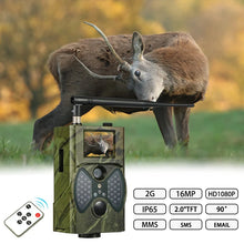 Load image into Gallery viewer, Outdoor 2G HC300M 1080P Cellular Trail Cameras Wild Trap Game Night Vision Hunting Security Wireless Waterproof Motion Activated
