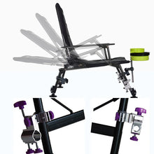 Load image into Gallery viewer, Luxury Fishing Chair Adjustable Height Chairs Folding Camping Chair Portable Compact For Outdoor Camp Beach Travel Picnic Hiking
