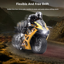 Load image into Gallery viewer, 1:10 Scale Simulation Remote Control Motorcycle Shock Absorb Tires Anti-Collision 60Mins Flight Time 80M Control Distance RC Toy
