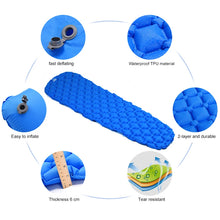 Load image into Gallery viewer, Widesea Camping Inflatable Mattress In Tent Folding Camp Bed  Sleeping Pad Picnic Blanket Travel Air Mat Camping Equipment
