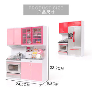 Miniature Simulation Kitchen Toys Cooking Model Child Interaction