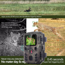 Load image into Gallery viewer, Hunting Wild Trail Camera 20MP 1080P Outdoor Wildlife Cameras Scouting Surveillance Mini301 Night Vision Photo Traps Tracking
