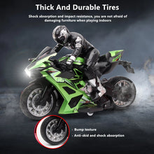 Load image into Gallery viewer, 1:10 Scale Simulation Remote Control Motorcycle Shock Absorb Tires Anti-Collision 60Mins Flight Time 80M Control Distance RC Toy
