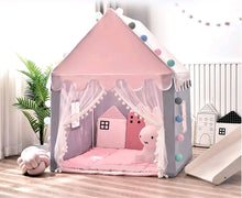 Load image into Gallery viewer, Indoor Game Room children tent Include Colored lights, mat Kids Playhouse
