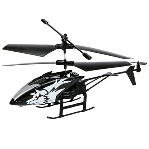 2 Channel Mini USB RC Helicopter Model with Light for Kids Adults Toys Gifts