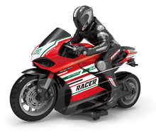 Load image into Gallery viewer, High Speed 2.4G 1/10 Electric Power RC Motorcycle 4 Channel Engine Assembly Remote Control Racing Motorcycles Toys
