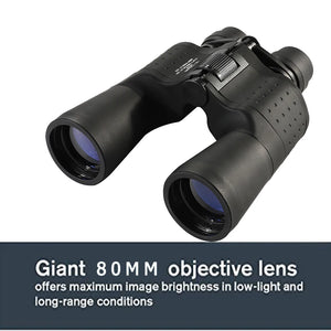 ZIYOUHU-Long Range Binocular Telescope HD120 Times High MagnificationSpyglass for Hunting Camping ProfessionalZoom Zoom10-120X80