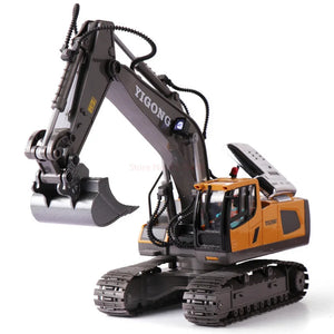 RC Alloy Brand Remote Control Excavator 1/20 Diecast Digger