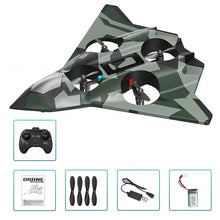 Load image into Gallery viewer, With Lights Glider Flying Helicopter RC Hobby Jet Plane 2.4G Stunt Remote Control Foam Fighter Airplane Toy Drone with Light
