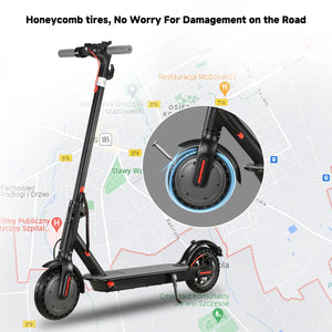 Adult Electric Scooter 36V 10.4Ah Escooter Kick Scooter with APP Lightweight Long Range 30km Scooters 350W