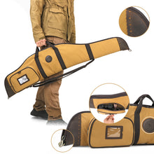 Load image into Gallery viewer, Tourbon Hunting Accessories Optical Sight Scoped Rifle Soft Case Slip Thick Soft Padded Canvas Gun Protective Bag with A Pocke
