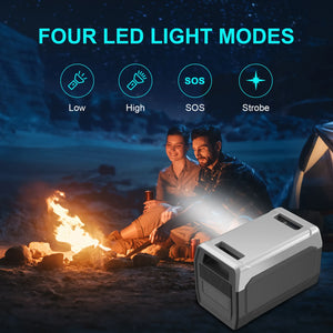 1800W Portable Power Station Bank 1000W 500W Solar Generator 220V Lifepo4 Battery Camping RV Portable Backup Energy Systems