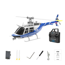 Load image into Gallery viewer, RC ERA C138 RC Helicopter 206 Jet Ranger 6-axis Gyro Hold 4ch RC Helicopter Aircraft Hobby for Adults 1/33 RTF RC Helicopter
