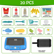 Load image into Gallery viewer, Kitchen Color-Changing Toys Food Gourmet Cooking Box
