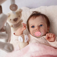 Load image into Gallery viewer, Vinyl Or Cloth Doll Lifelike Adorable Newborn Girl Best Christmas Gift for Kids
