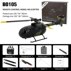 New C186 Remote-Controlled Helicopter Model Toy