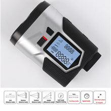 Load image into Gallery viewer, Rechargeable Golf Laser Rangefinder 650m with Slope Adjusted Flag-Lock Vibration Distance Meter Telescope Hunting
