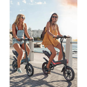 14'' Folding Electric Bike for Adults Peak 500W Ebike for Teenagers 18.6 MPH Ebike Up to 45 Miles Foldable Electric Mini Bicycle