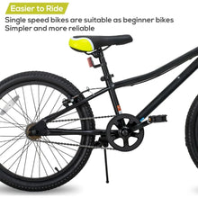 Load image into Gallery viewer, Kids Mountain Bike, for Boys 20 Inch Girls, with Dual Handbrakes and Kickstand,on Children's Day Single Speed Bicycles
