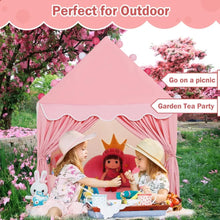 Load image into Gallery viewer, Kid Tent with Padded Mat &amp; Star Lights, Kids Tents Indoor Playhouse
