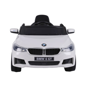 12V Electric Kid Ride On Car, BMW GT Licensed Cars for Kids, Battery Powered Kids Ride-on Car White, 4 Wheels Motorized Vehicles