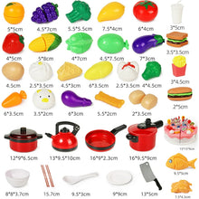 Load image into Gallery viewer, Educational Toy Plastic Kitchen Toy Set Cut Fruit
