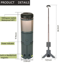 Load image into Gallery viewer, Camping Light Telescopic and Collapsible Night Light Mobile Lighting 10000mAh Battery Built-in Magnetic Road Light  Flash Light
