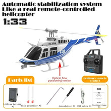 Load image into Gallery viewer, RC ERA C138 1:36 Remote Control Simulation RC Bell 206 Helicopter Altitude Hold 2.4g Genuine 6axis Gyro
