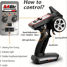 Load image into Gallery viewer, "1:16 4WD RC Car (50km/h): LED Lights, Off-road High-Speed Drift. For Boys &amp; Off-road Fans. Monster Truck Toy
