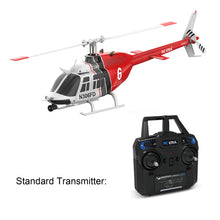 Load image into Gallery viewer, RC ERA C138 BELL 206 Jet Ranger 6-axis Gyro Stabilized Altitude Hold 4ch RC Helicopter Aircraft Hobby for Adults -RTF
