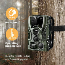 Load image into Gallery viewer, Suntekcam HC-801A-Li Hunting Camera With 5000Mah Lithium Battery 24MP Trail Camera IP65 Photo Traps 0.3s 940nm Wild Camera
