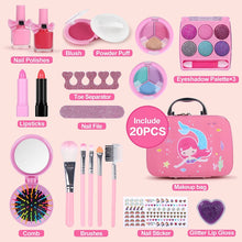 Load image into Gallery viewer, Makeup Set Kids Toys Safe Non Toxic Girls Pretend Play Birthday
