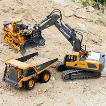 Load image into Gallery viewer, Remote Control Electric Car Toys Dump Truck Bulldozer Engineering
