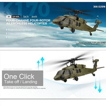 Load image into Gallery viewer, K170 RC Helicopter UH-60L 4 Channel Remote Control brushless Helicopters with Gyro and LED Light Durable Airplane Wltoys Toy
